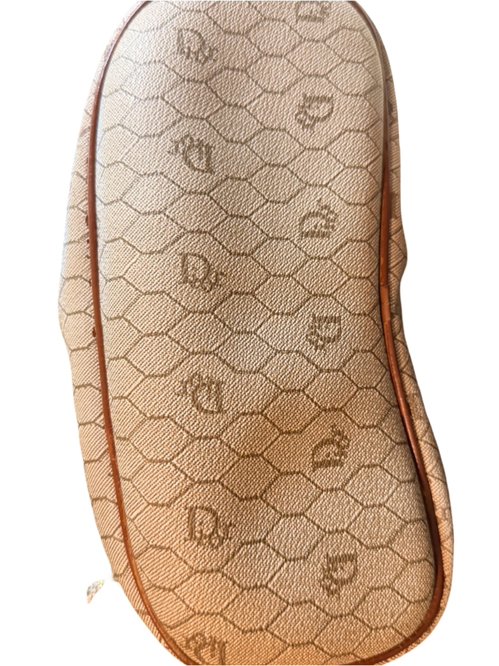 ❌SOLD ❌Christian Dior Honeycomb Canvas Shoulder with Pochette - Picture 3 of 6